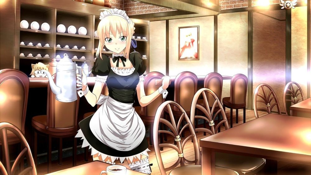 Аниме горничная