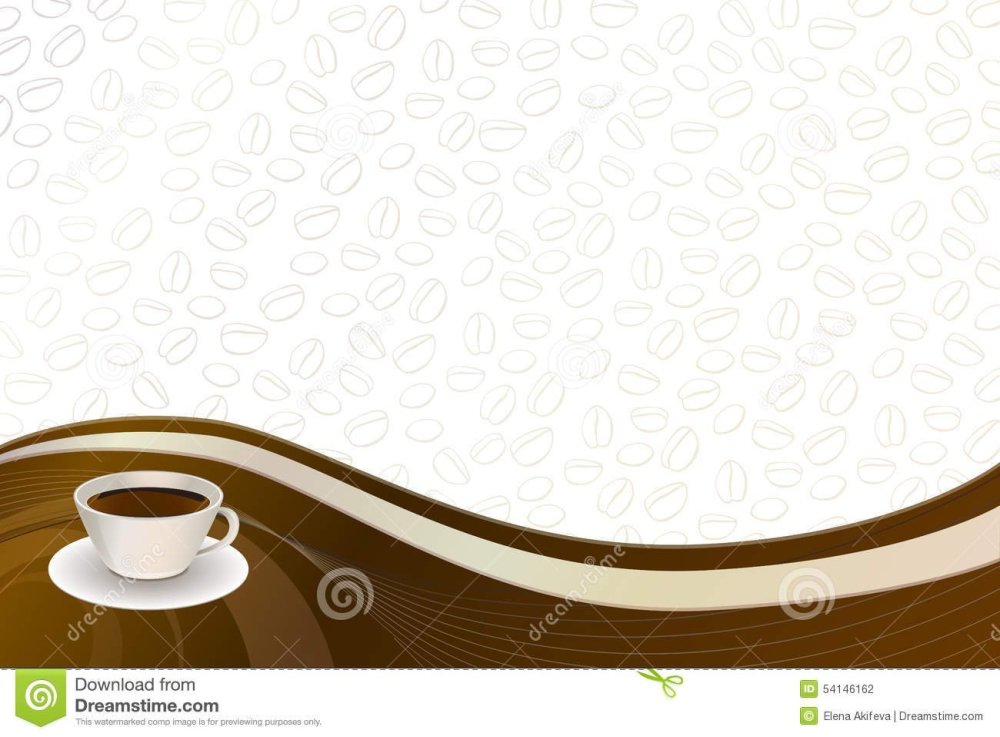 Фон для листовки кофе