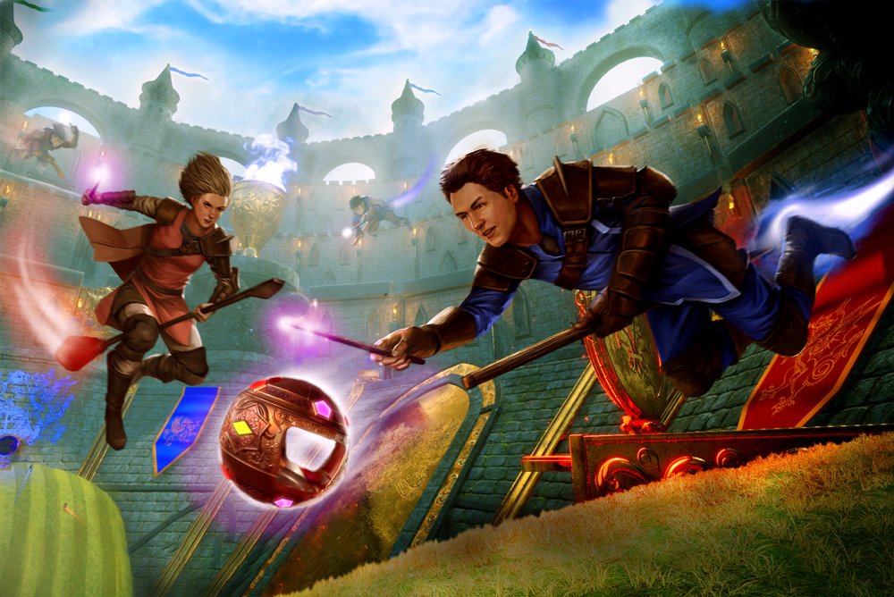 Гарри Поттер игра в квиддич