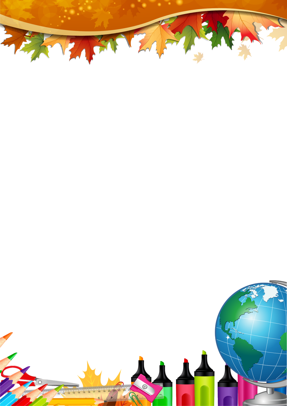 Фон для школьной открытки