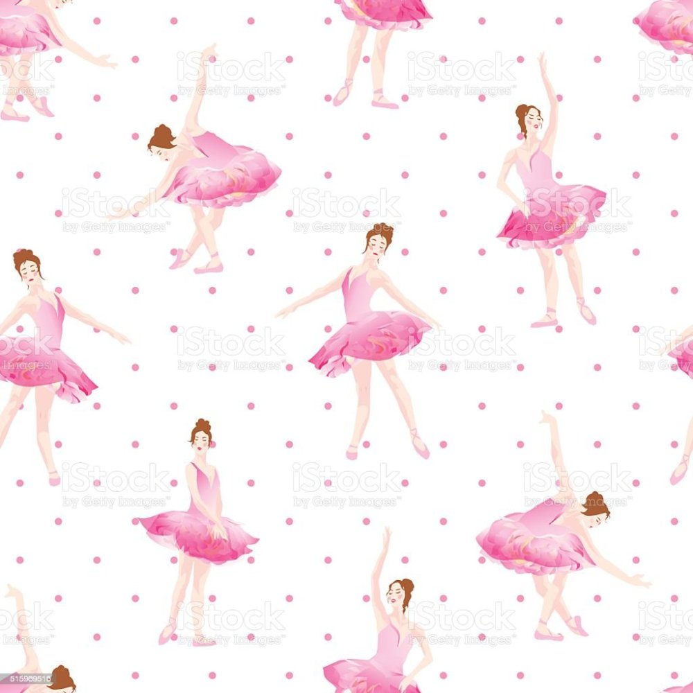 Бумага для скрапбукинга балерина