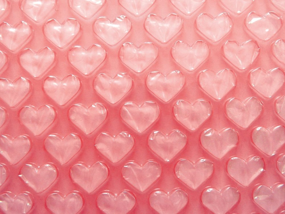 Розовые сердечки Эстетика