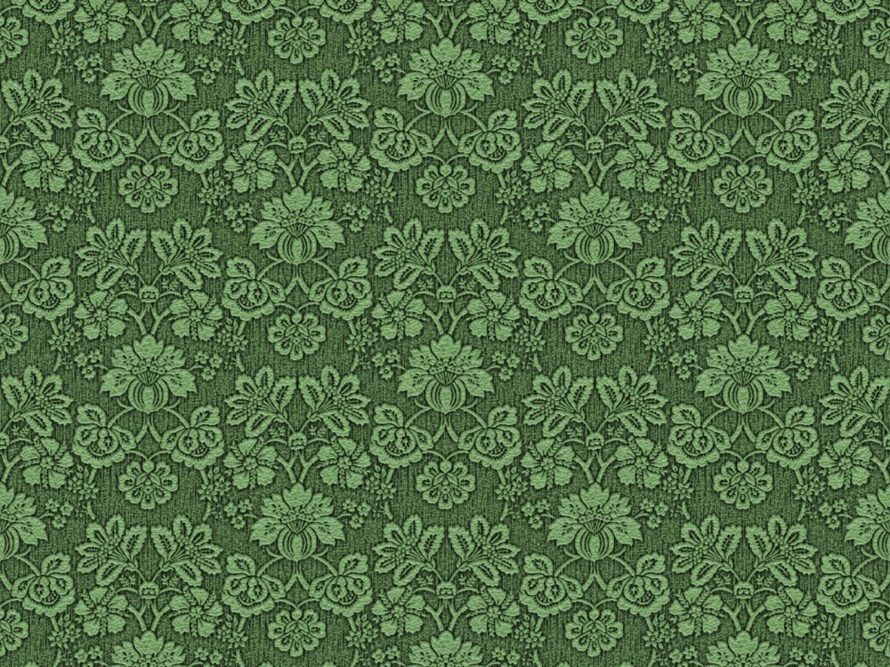 Зеленый фон с узорами