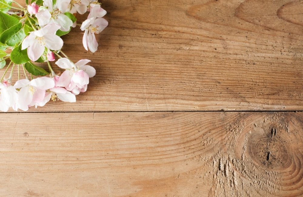 Светлый стол сверху