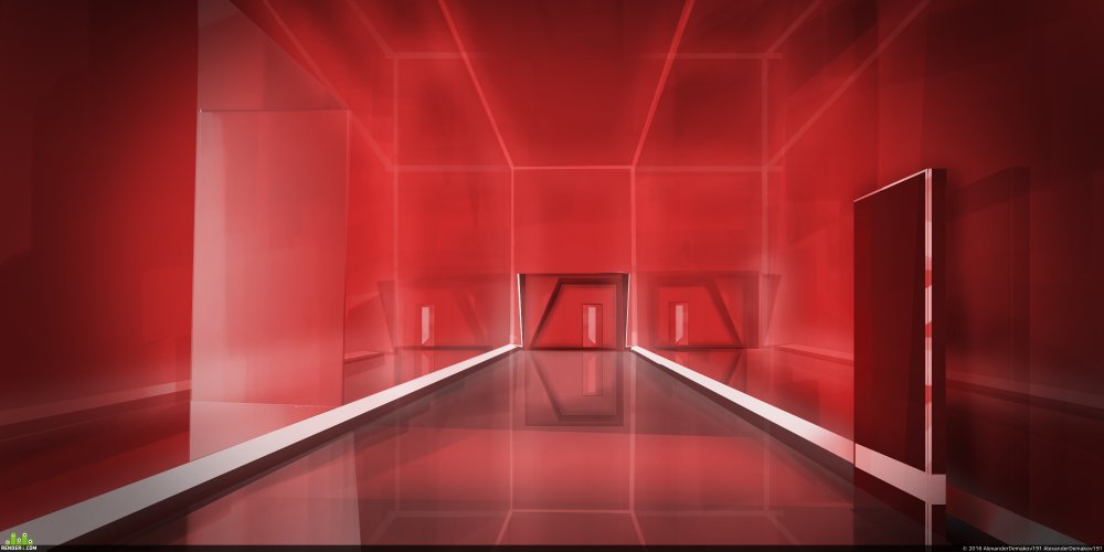 Фон для фотошопа зеркальная комната