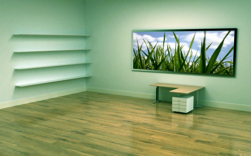 Обои с полками для ярлыков