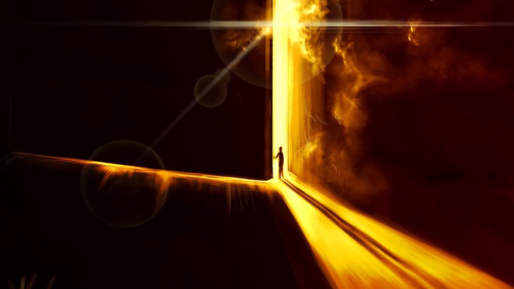 Вид из двери