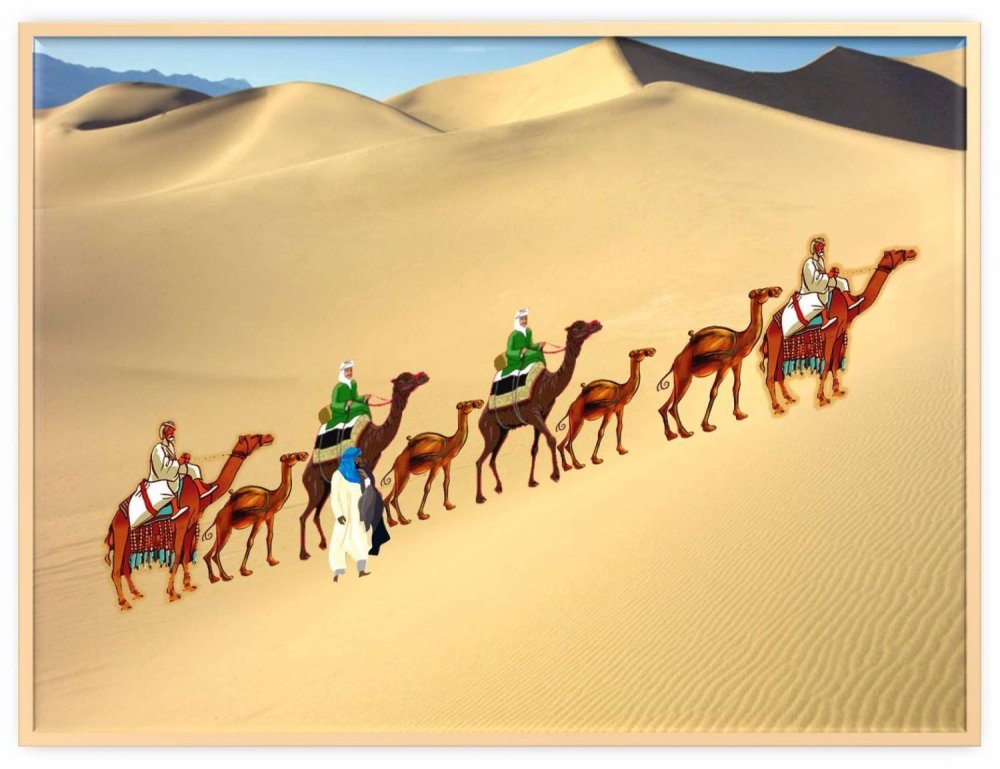Верблюд Караван шелковый путь