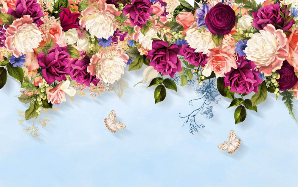 Фотопанно букет Винтаж