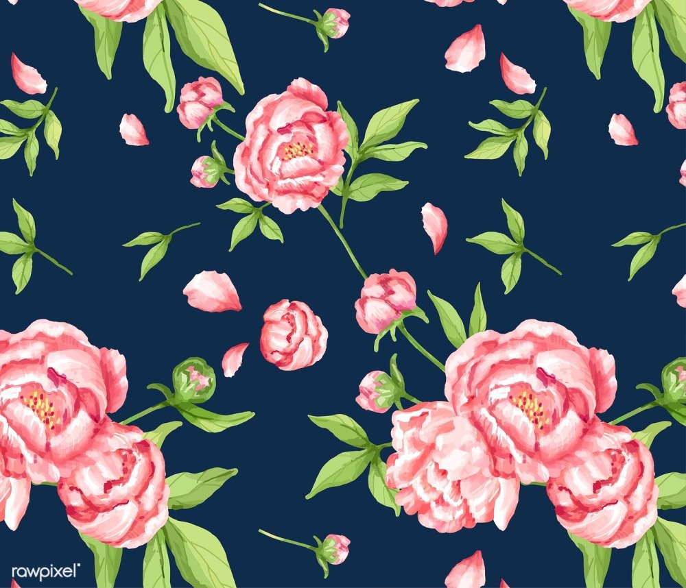 Фрески цветы сверху