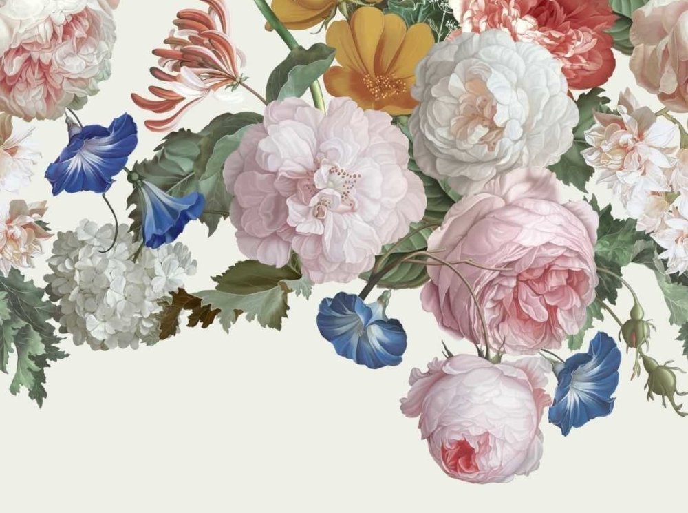 Пудровые пионы