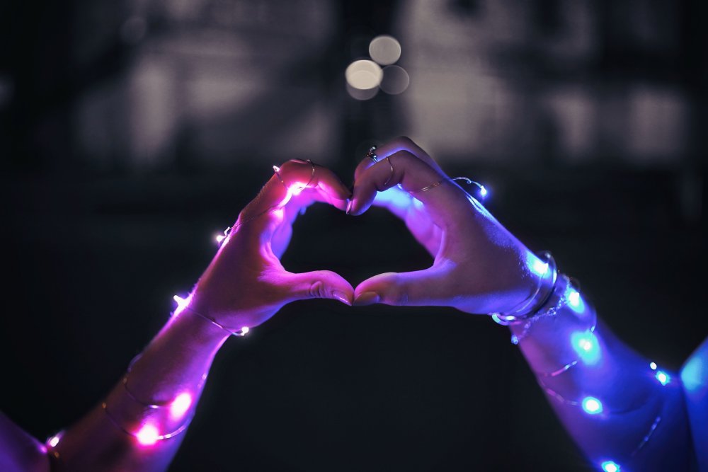 Сердечко руками