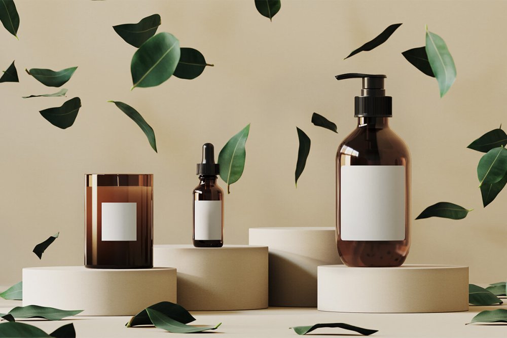 Mockup terrazzo Podium for product presentation