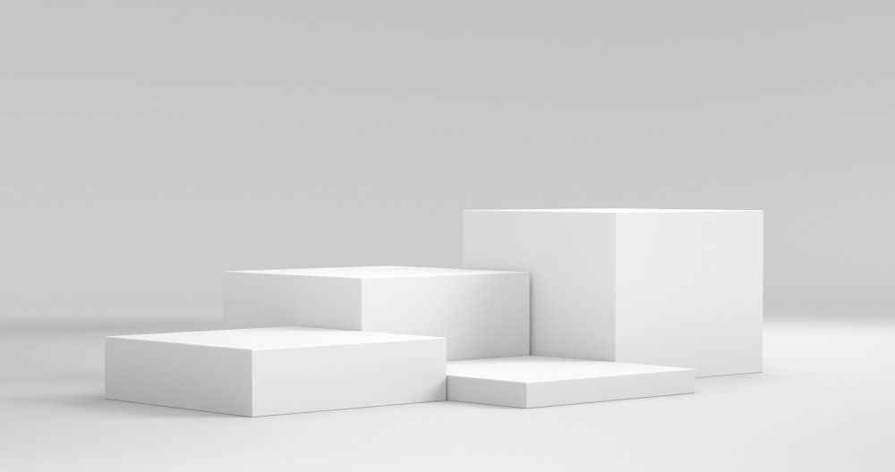 Social Media banner with Podium