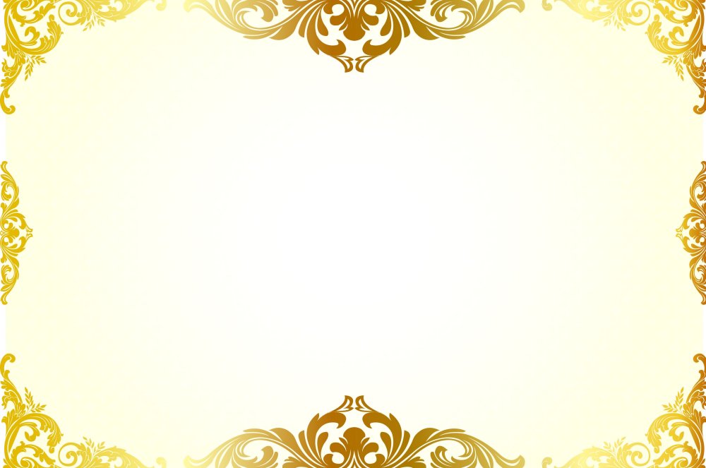 Золотые вензеля на черном фоне