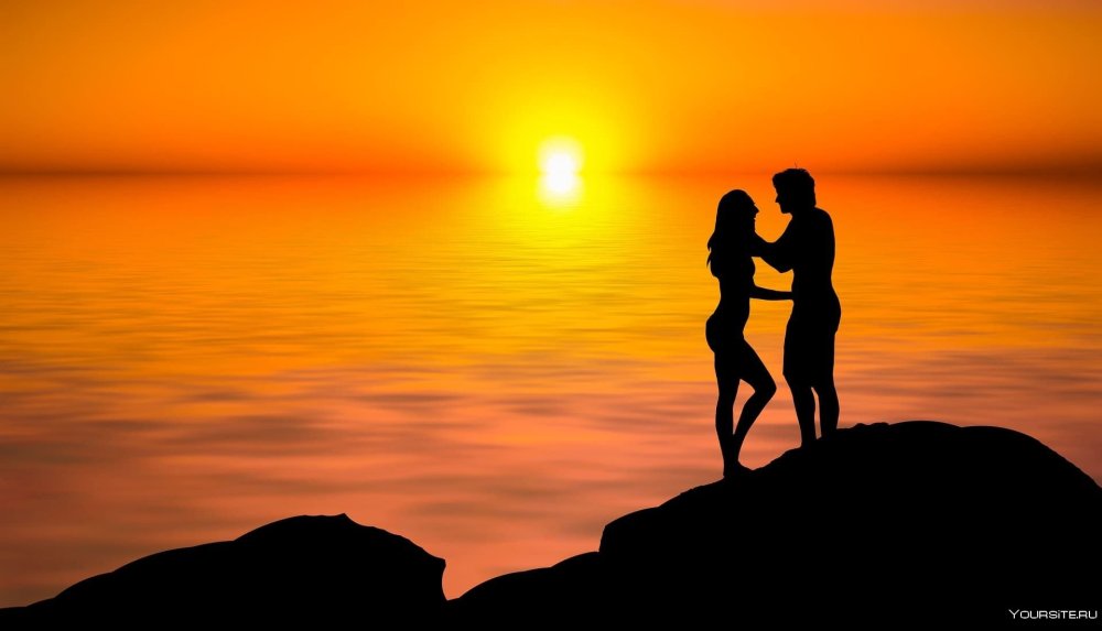 Любовь на фоне заката