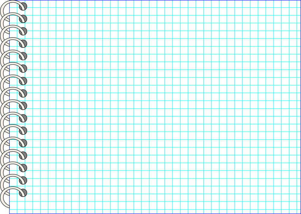 Тетрадь в клетку фон