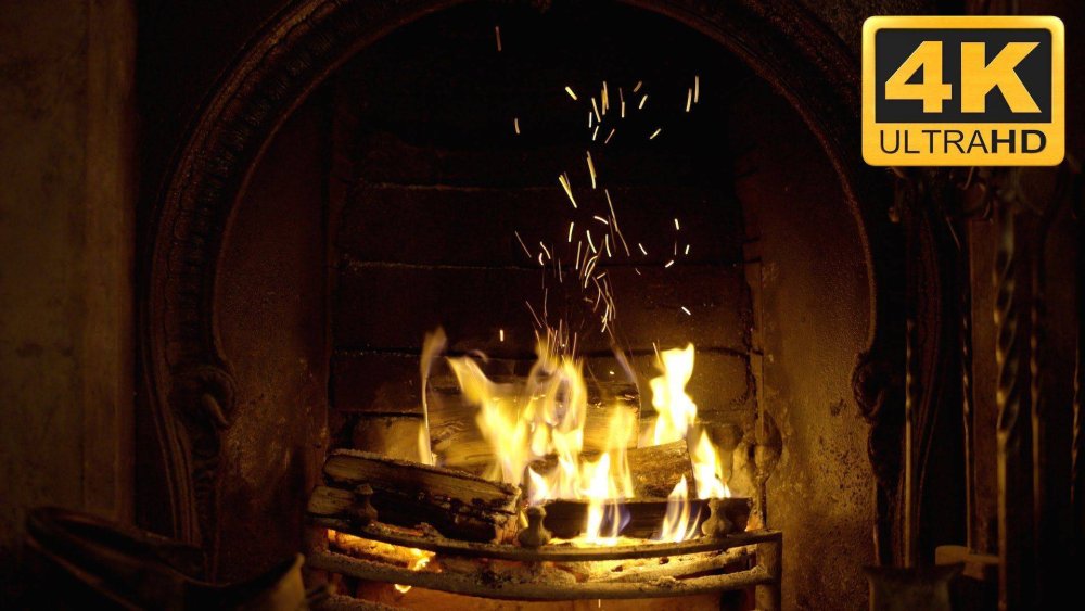 Живой камин на телевизор