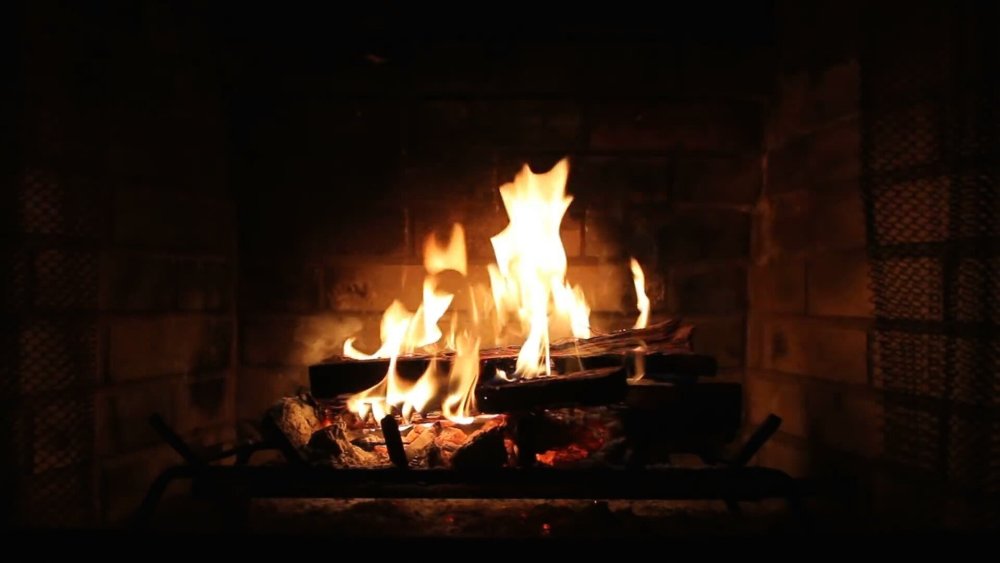 Живой камин