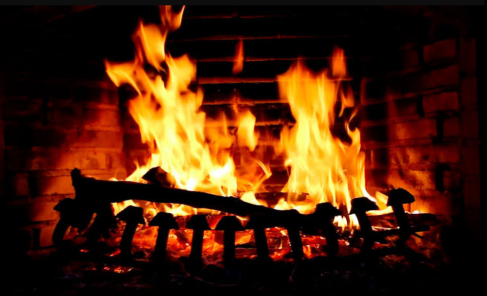 Огонь в камине