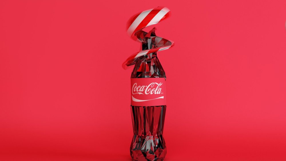 Новогодние обои Кока кола