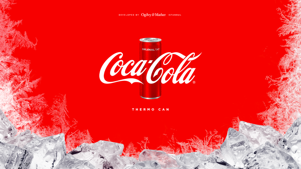 Рекламный баннер Coca Cola