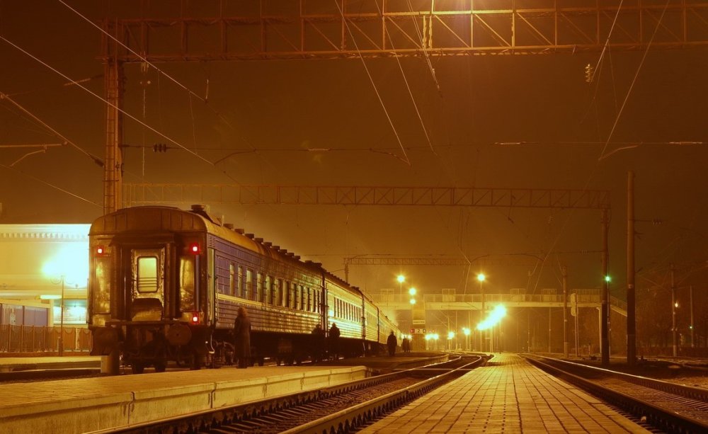 Вокзал зимой