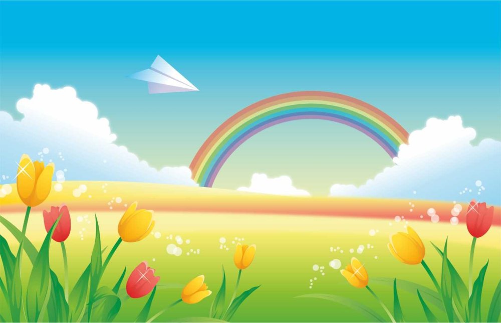 Фон детский сад