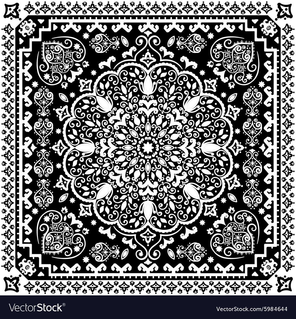 Узор ковра вектор