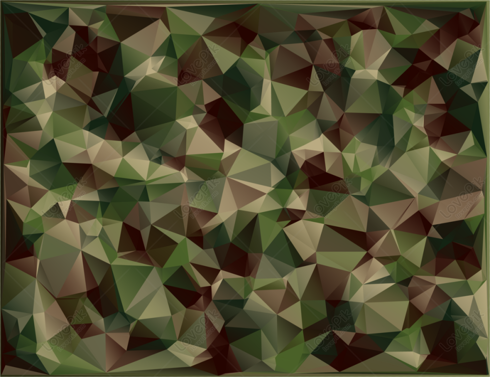 Синяя полигональ вектор милитари фон