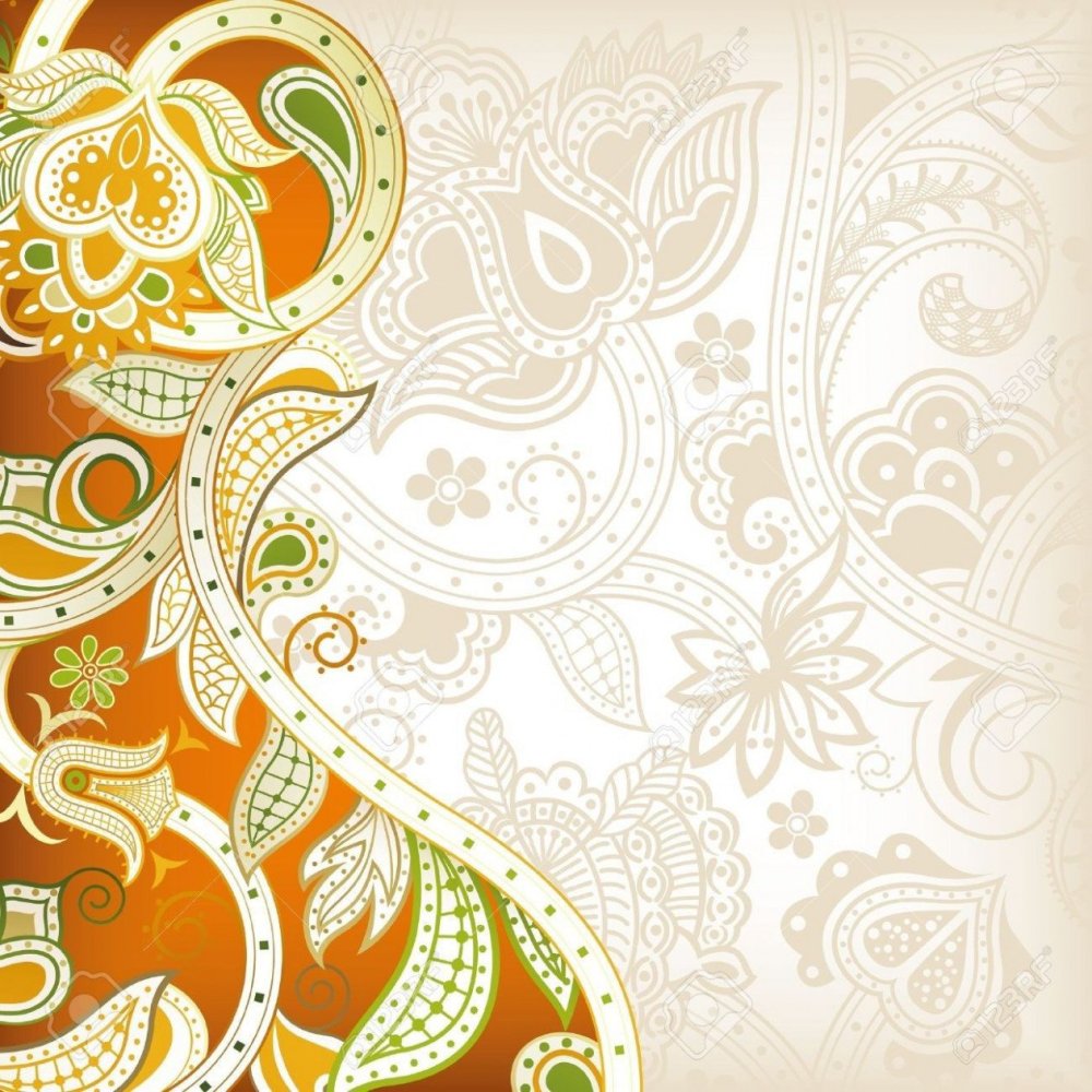 Восточные узоры для меню