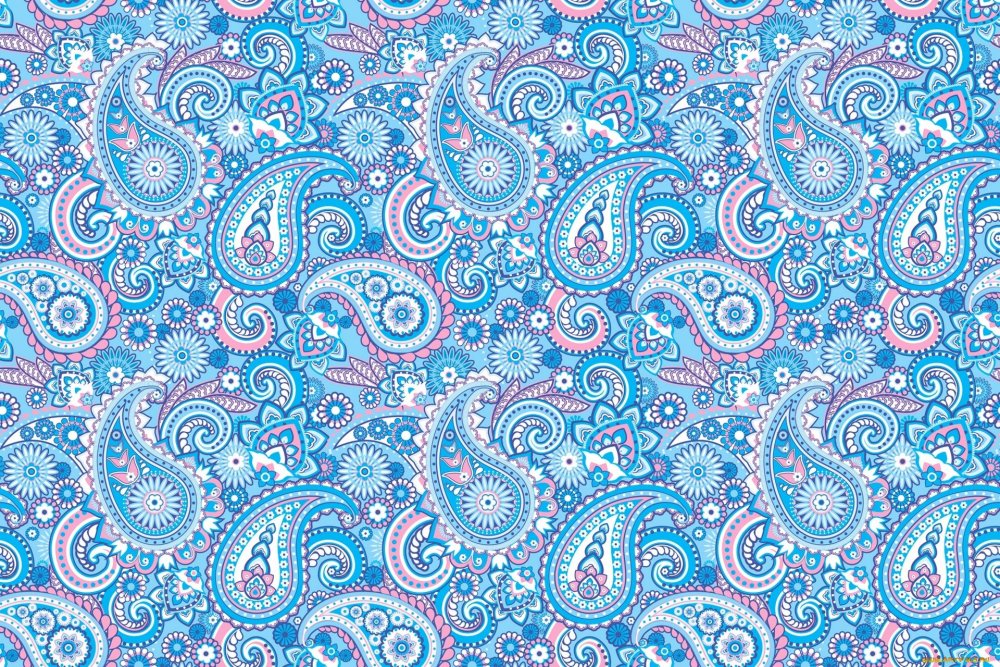 Индийский орнамент огурец пейсли