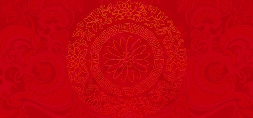 Красный орнамент фон