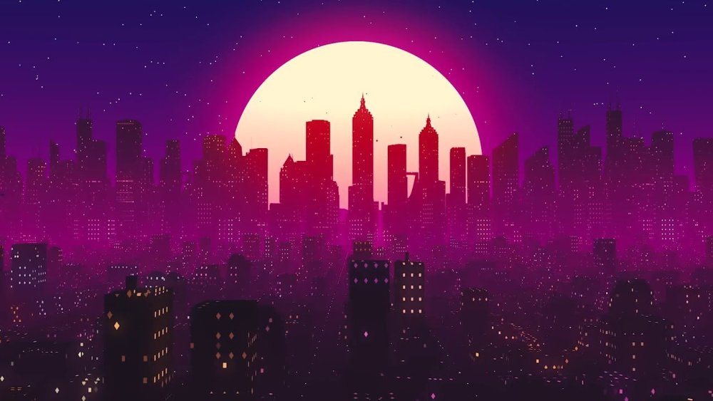 Фиолетовые горы арт