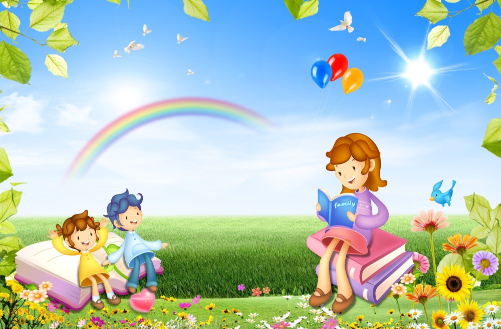 Детские фоны с буквами