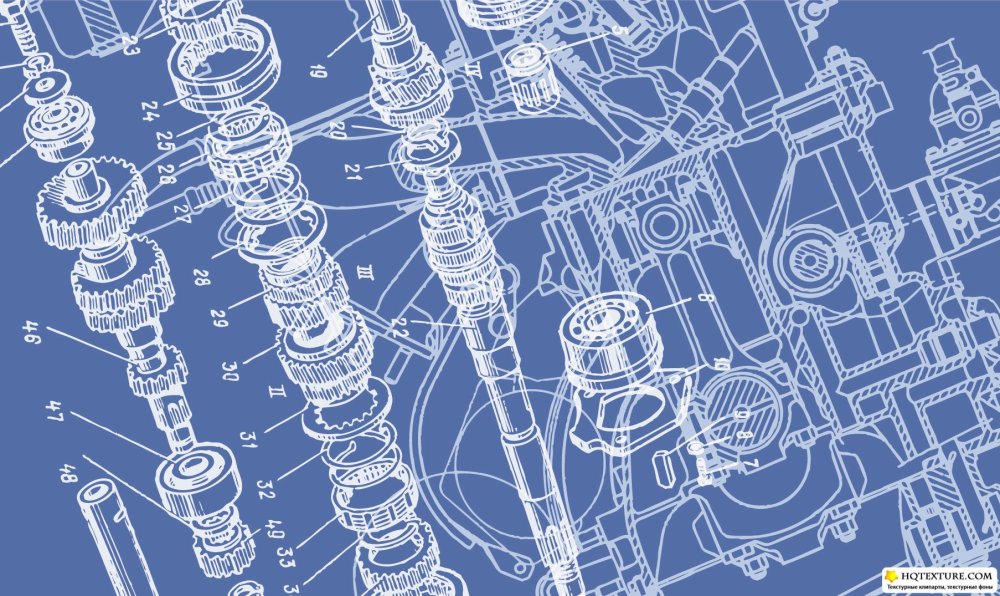 Синий фон с деталями