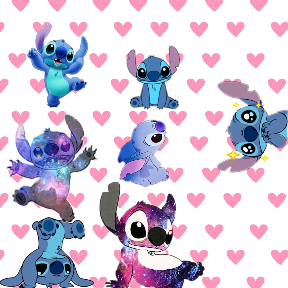 Стич АЛОХА стикер