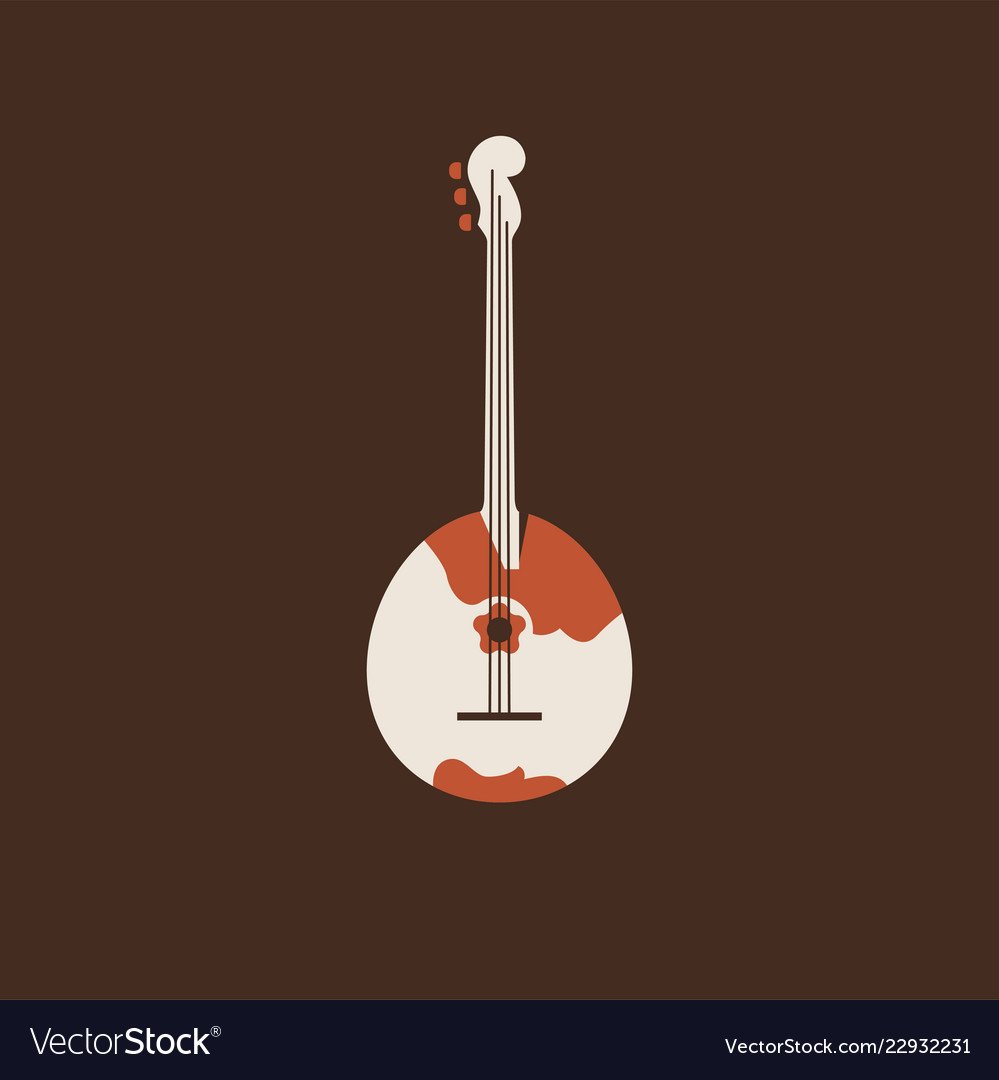 Казахский национальный инструмент домбра