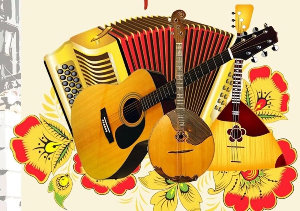 Домра малая, трёхструнная