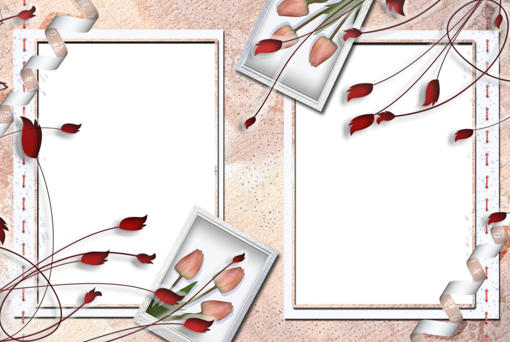 Рамки для поздравления для коллажа