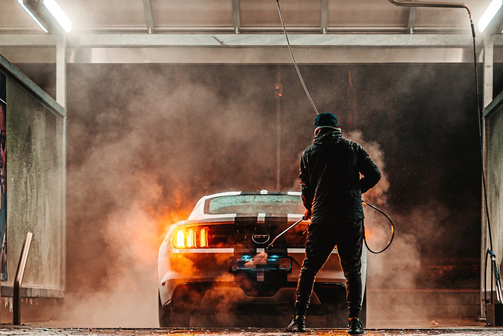 Мытье машины