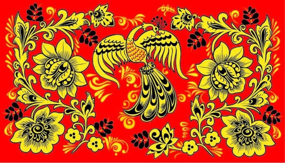 Рамка в русском народном стиле