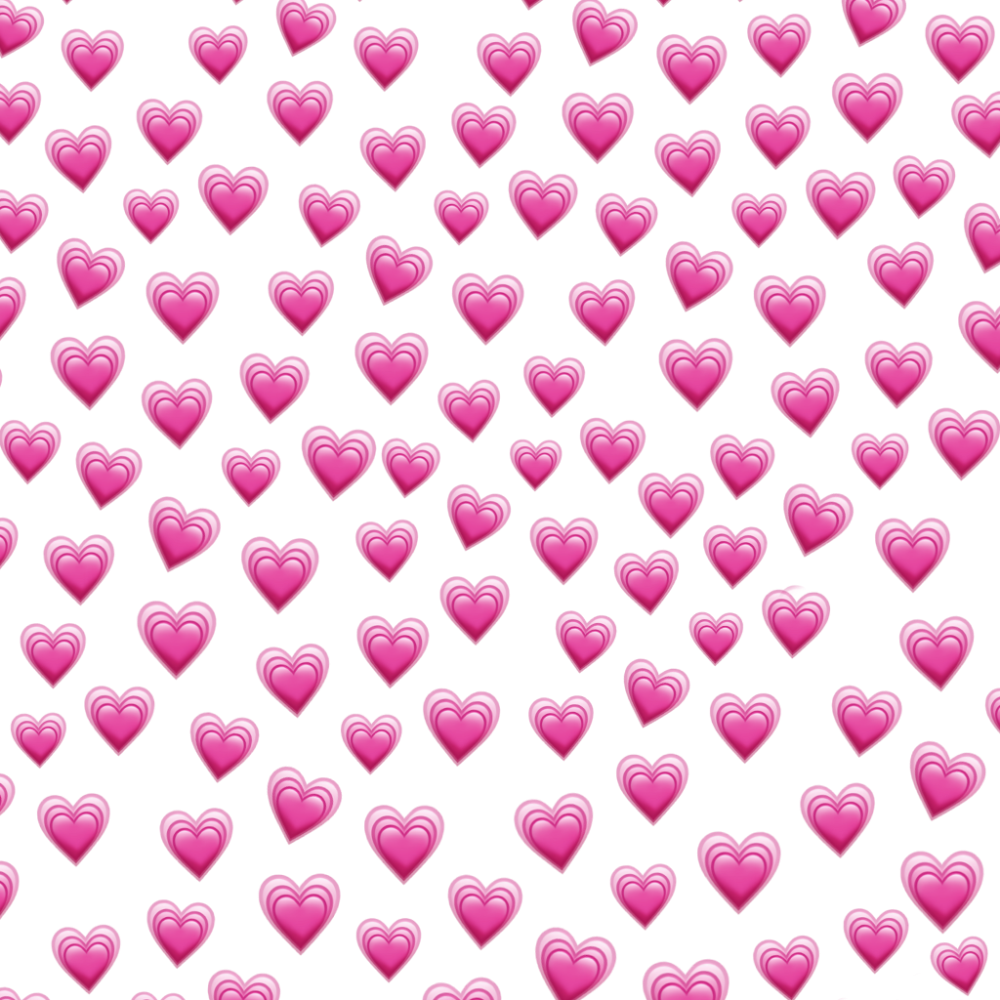 Много сердечек