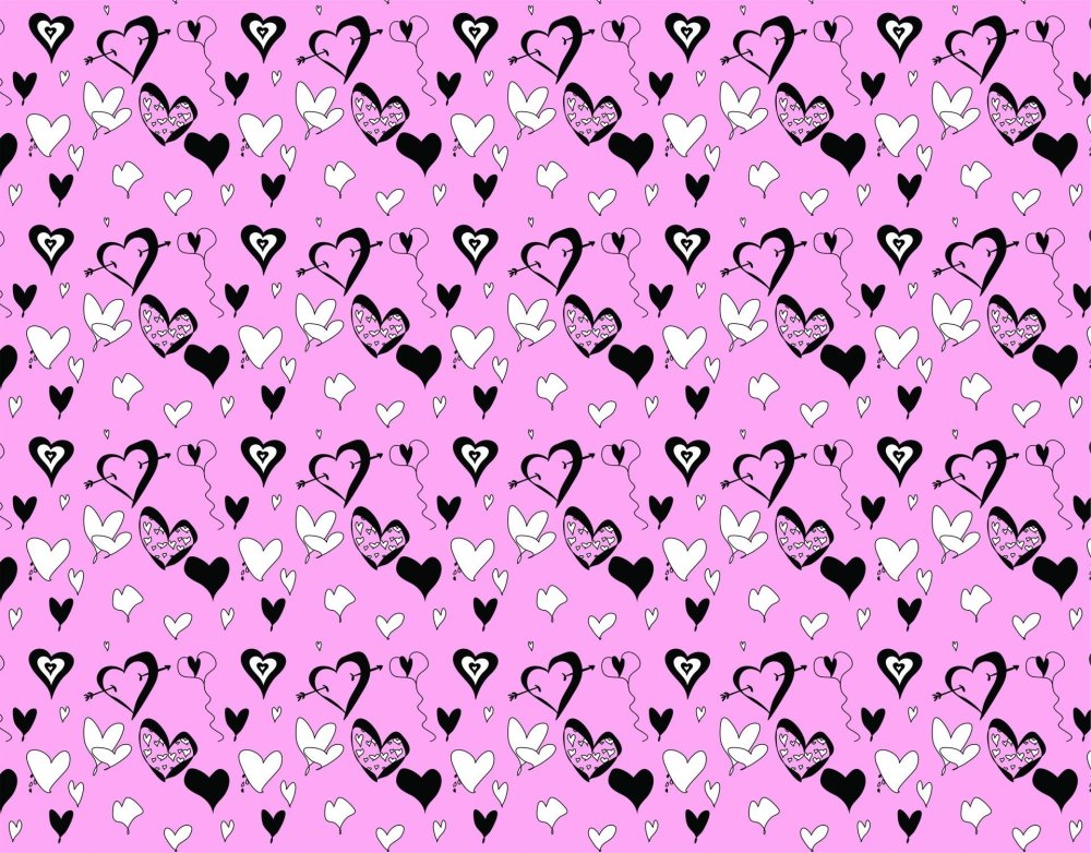 Много сердечек