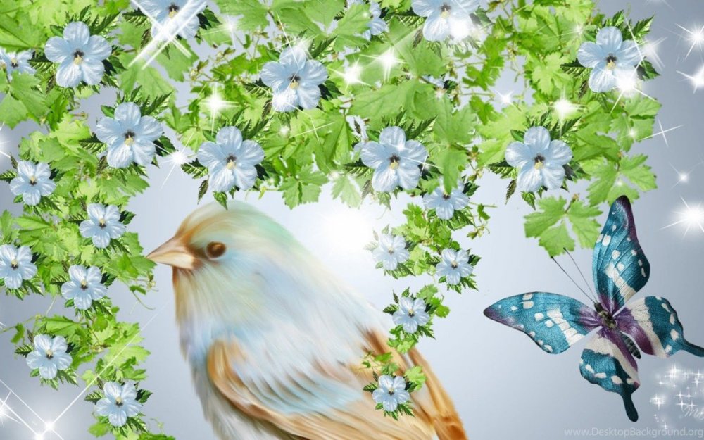 Весенний фон вектор