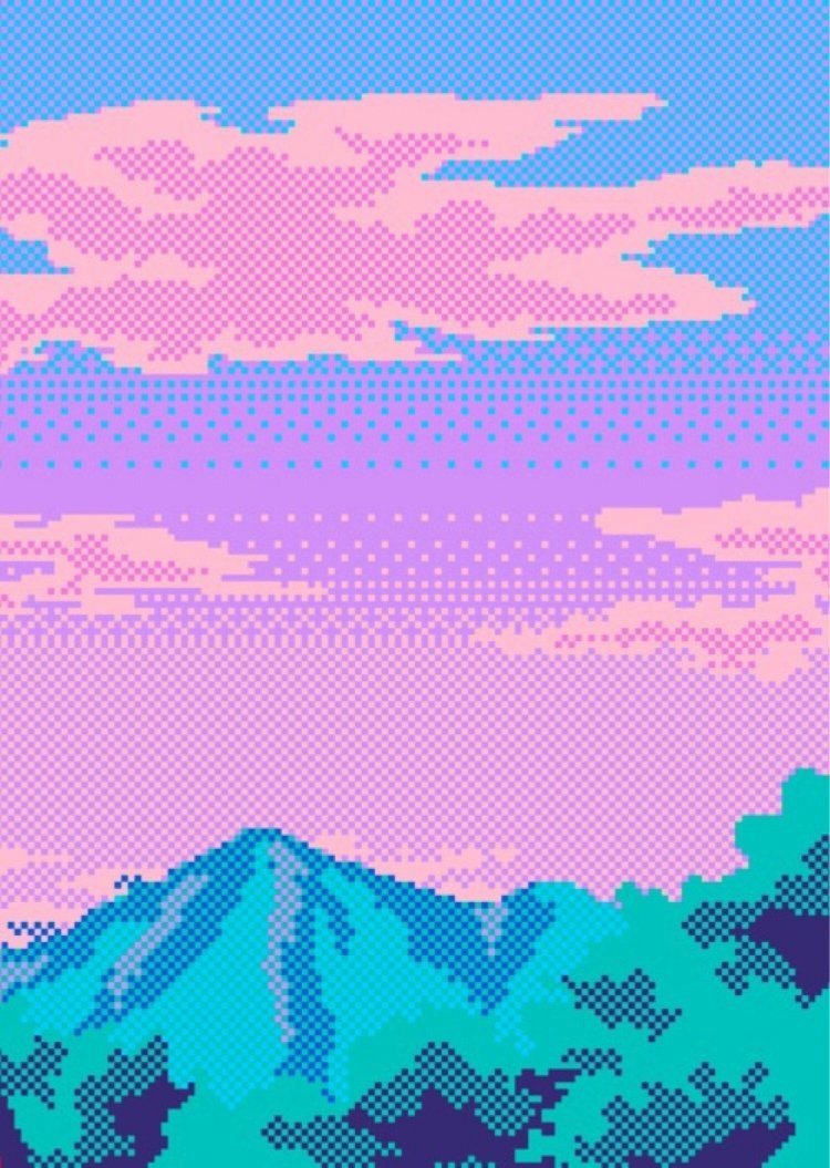 Пиксельные пейзажи