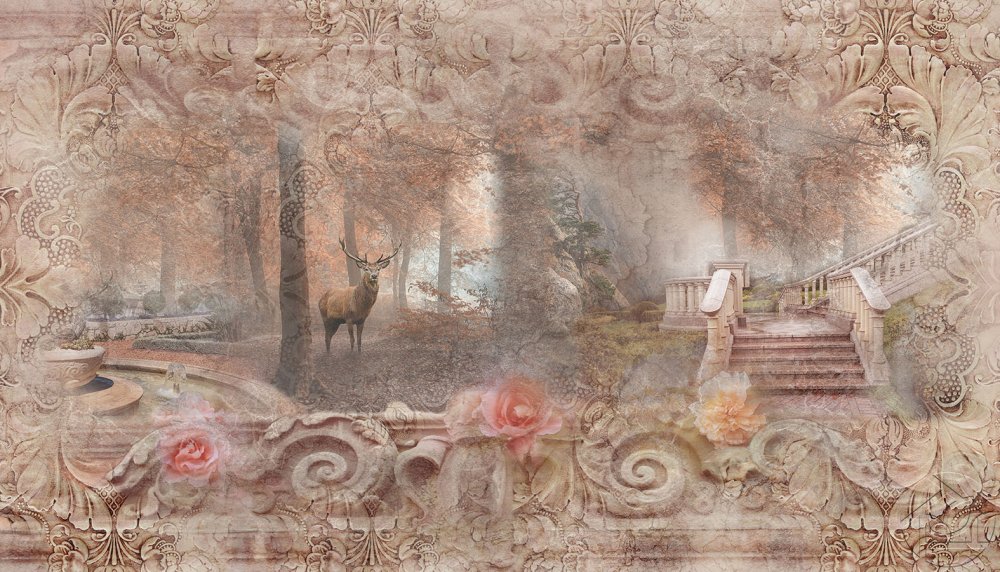 Фреска Affresco ботаника id135983