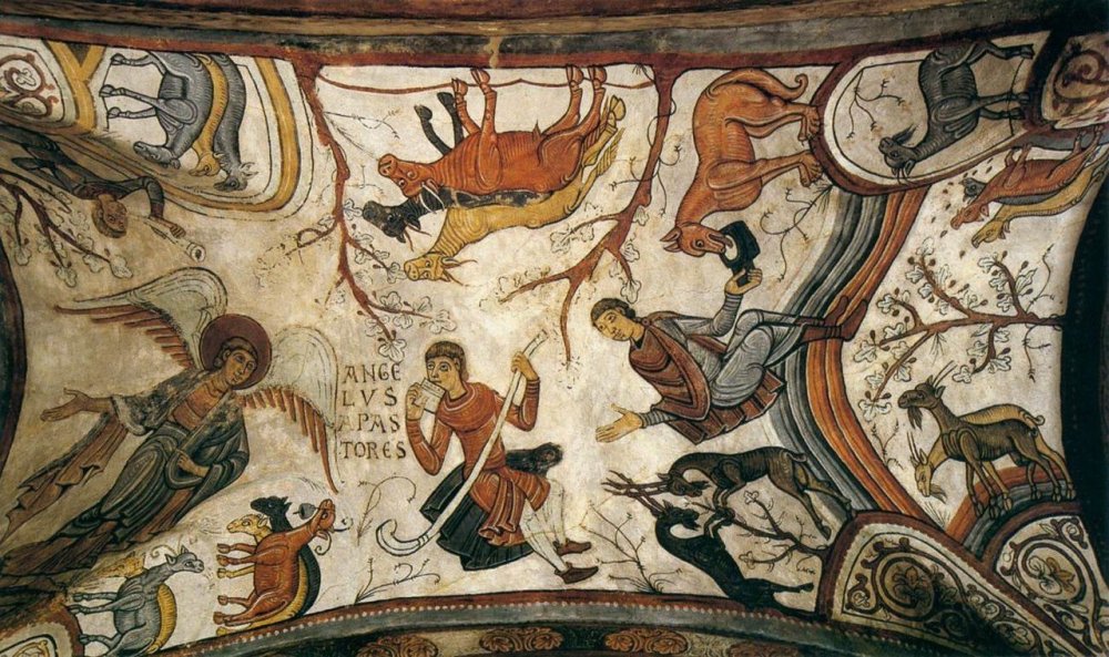 Романская фресковая живопись