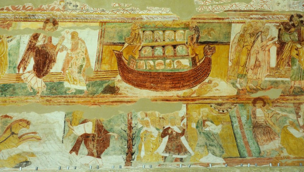 • Фрески церкви сен-Савен-сюр-Гартамп. 11—12 ВВ. Франция