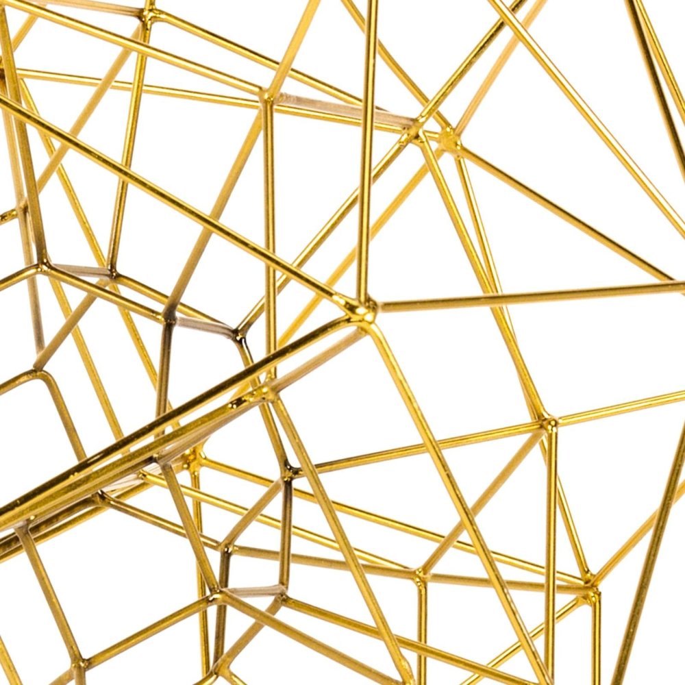 Геометрический узор золото